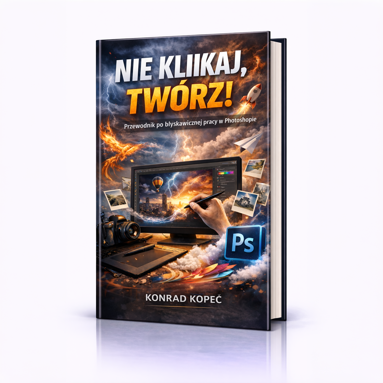 NIE KLIKAJ, TWÓRZ! Przewodnik po błyskawicznej pracy w Photoshopie e-Book